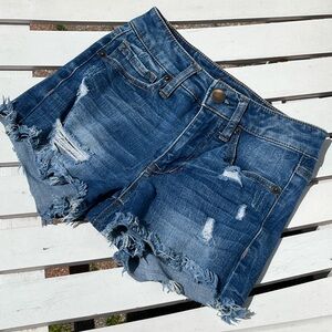 ☀️Aeropostale High Waisted Jean Shorts Size 000